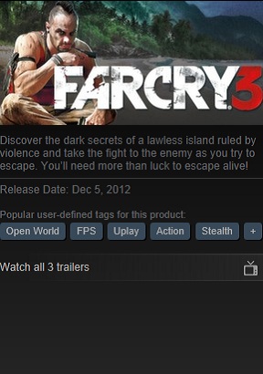 Far Cry 3 Steam Action